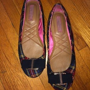 SOLD! Issac Mizrahi New York Plaid Flats
